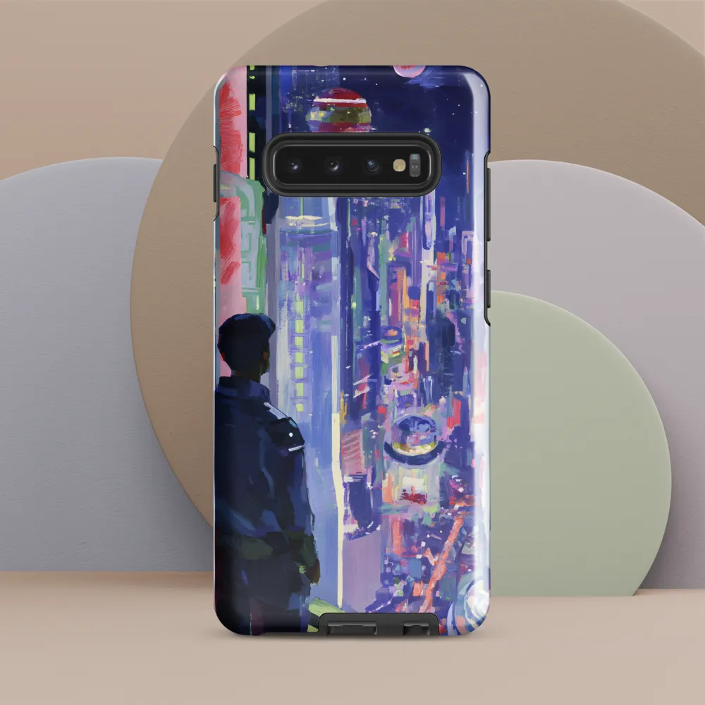 Glimpses of a Neon Future | Phone Case |  S10 Plus | Tough Case | Glossy