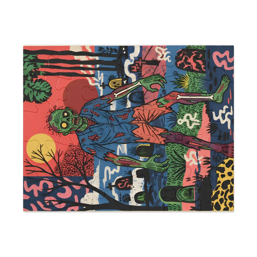 Neon Gravewalker 
 Jigsaw Puzzle in Tin Box