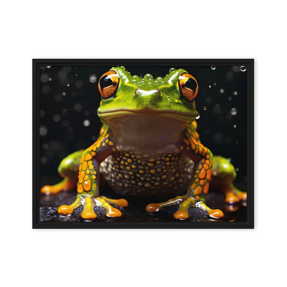 Emerald Elegance: The Frog in Focus