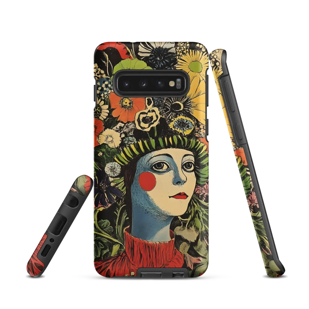 Floral Whimsy: A Portrait of Nature's Embrace