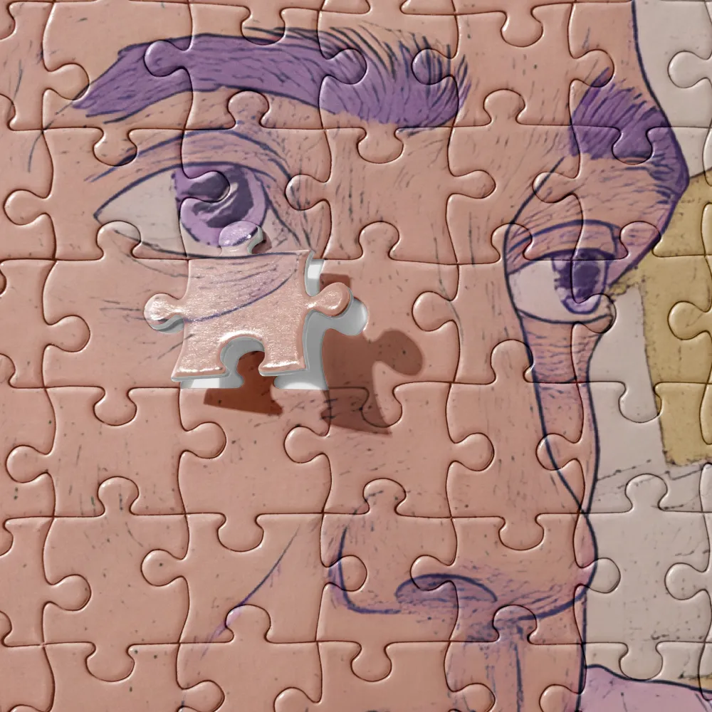 Contemplation in Pastel Hues | Jigsaw Puzzle | 520 pieces