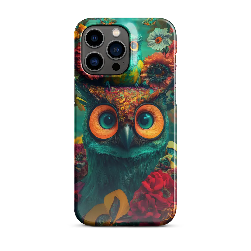 Majestic Harmony: The Floral Owl