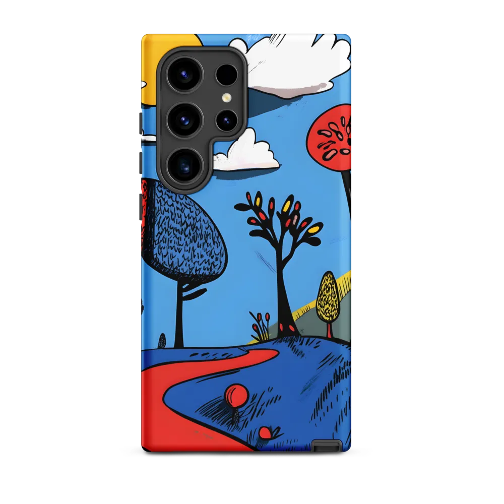 A Playful Journey Through Whimsical Woods | Phone Case |  S24 Ultra | Tough Case | Matte