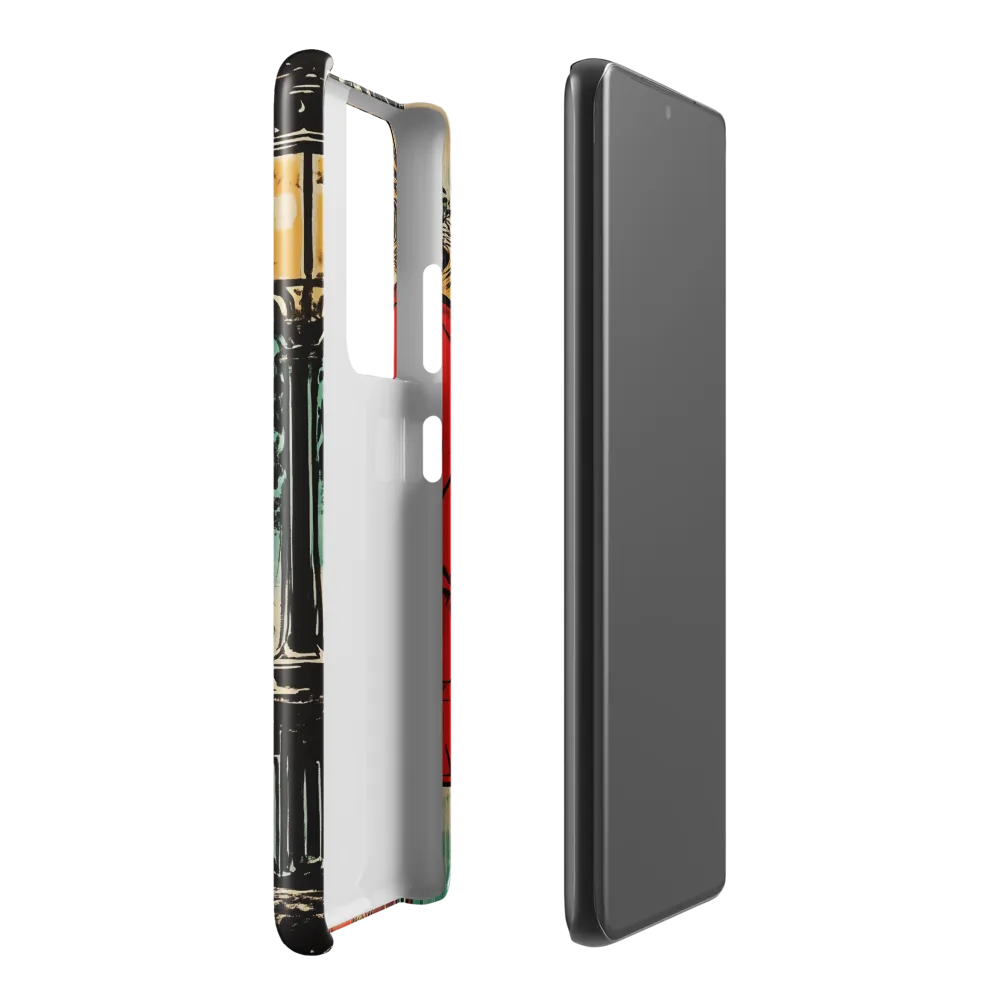 Winter Glamour in Red | Phone Case |  S21 Ultra | Snap Case | Glossy