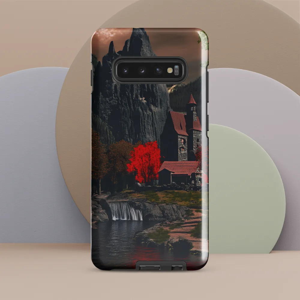 Mystical Fortress Among Crimson Woods | Phone Case |  S10 Plus | Tough Case | Glossy