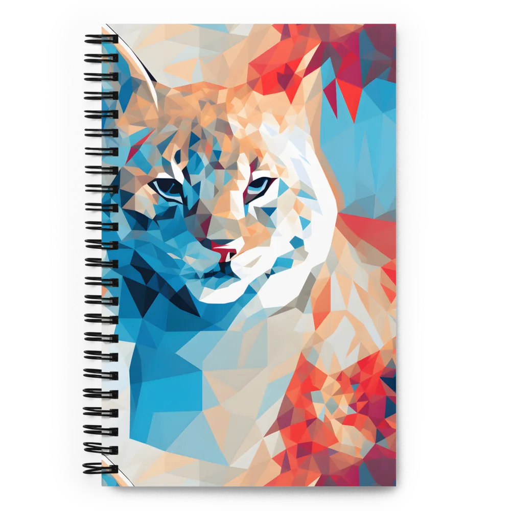 Facets of Feline Wonder | Spiral Notebook