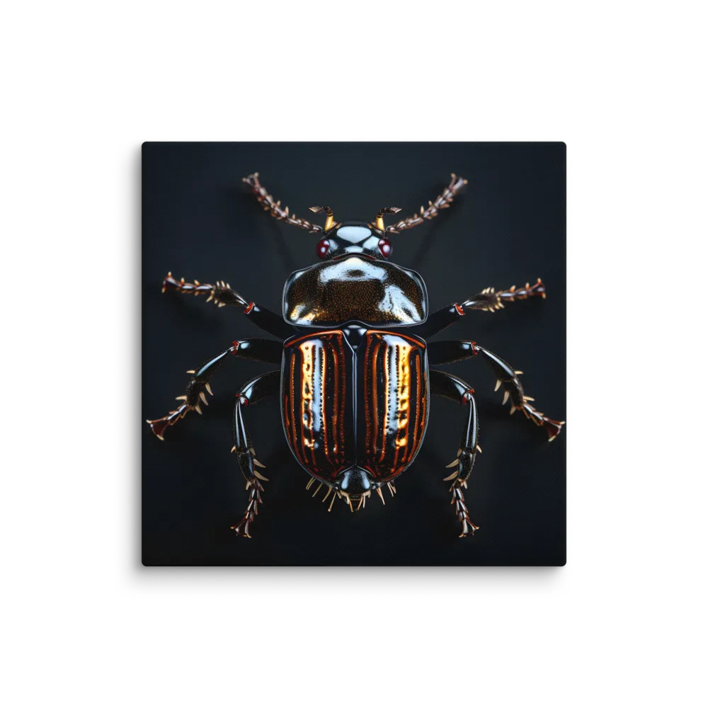 Luminous Insect Majesty | Canvas | 36″×36″