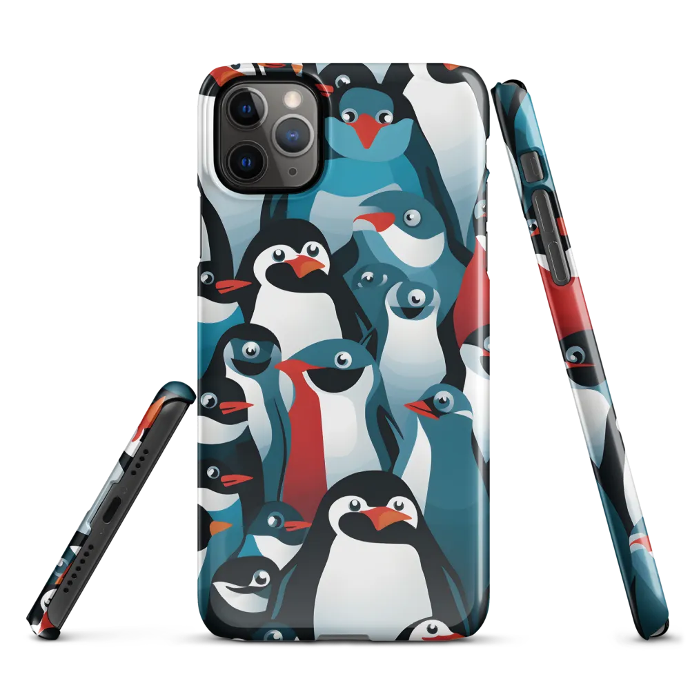 Penguin Parade | Phone Case |  11 Pro Max | Snap Case | Glossy