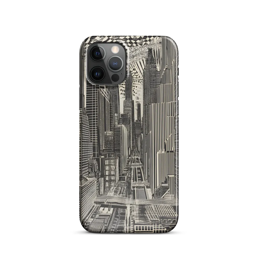Urban Dreams: A Surreal Cityscape | Phone Case |  12 Pro | Snap Case | Glossy