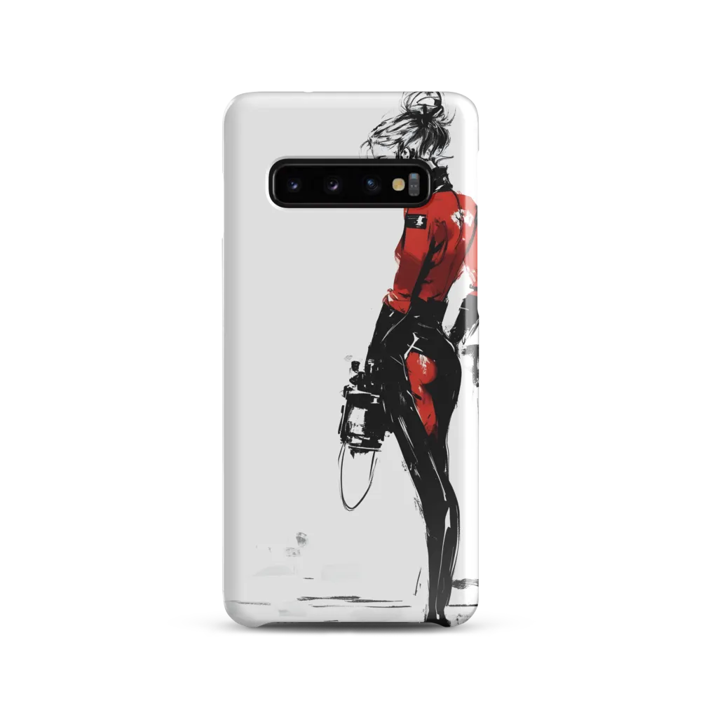 The Edgy Elegance | Phone Case |  S10 | Snap Case | Glossy