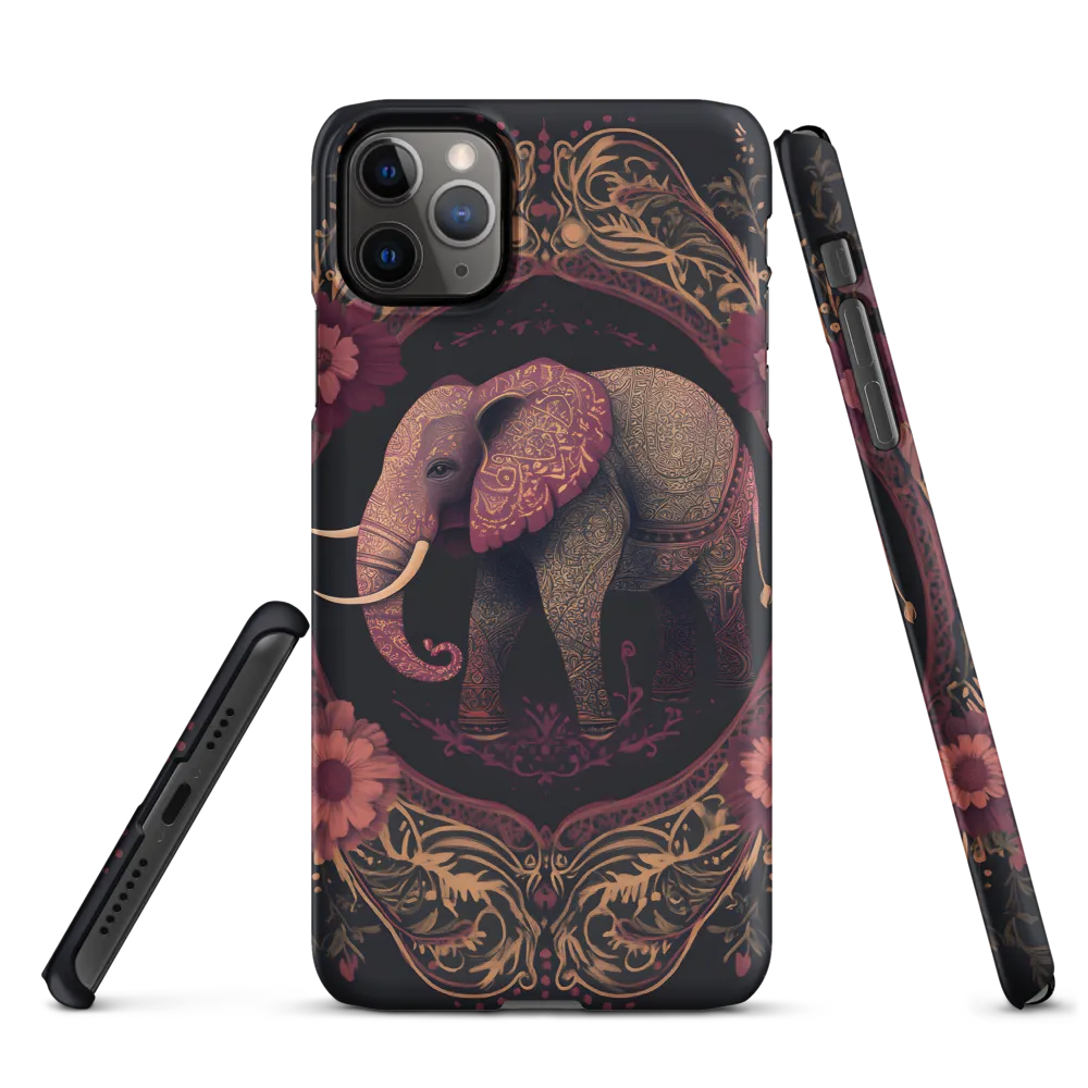 Regal Reverie: The Ornate Elephant | Phone Case |  11 Pro Max | Snap Case | Matte