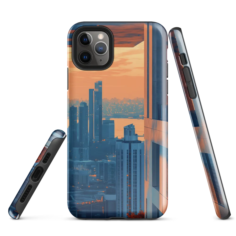 Urban Serenity: A Digital Perspective | Phone Case |  11 Pro Max | Tough Case | Glossy