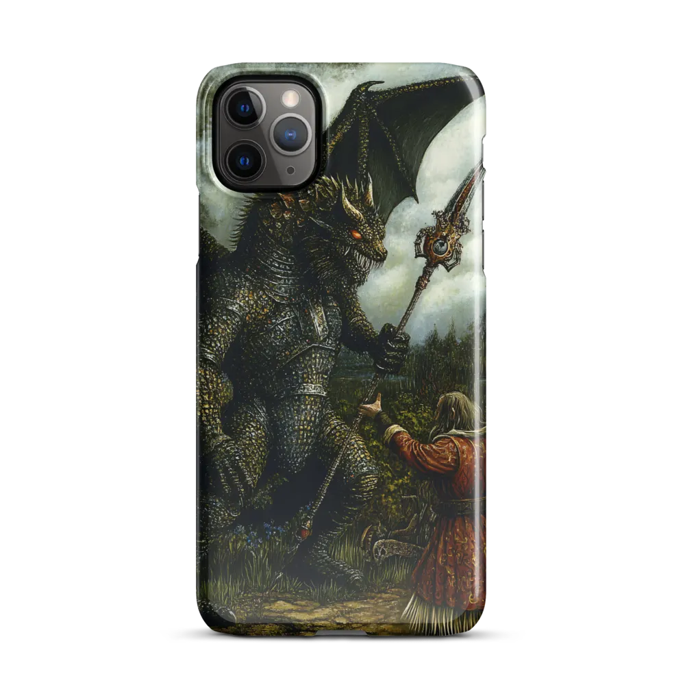 The Confrontation: Dragon vs. Wizard | Phone Case |  11 Pro Max | Snap Case | Glossy