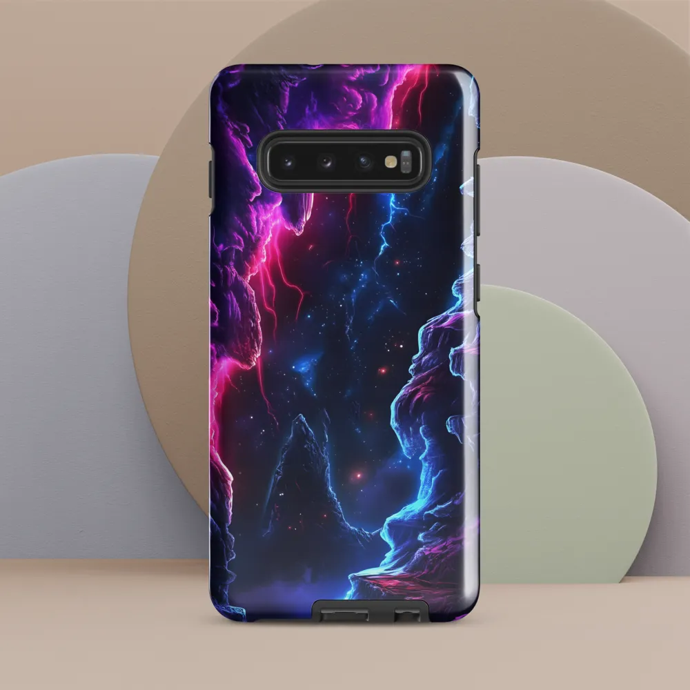 Into the Cosmic Abyss | Phone Case |  S10 Plus | Tough Case | Glossy