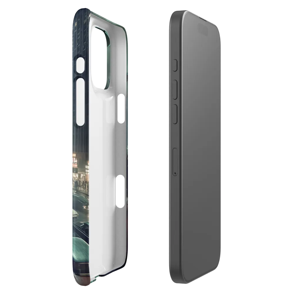 Mysterious Encounters in a Neon City | Phone Case |  16 Pro Max | Snap Case | Matte