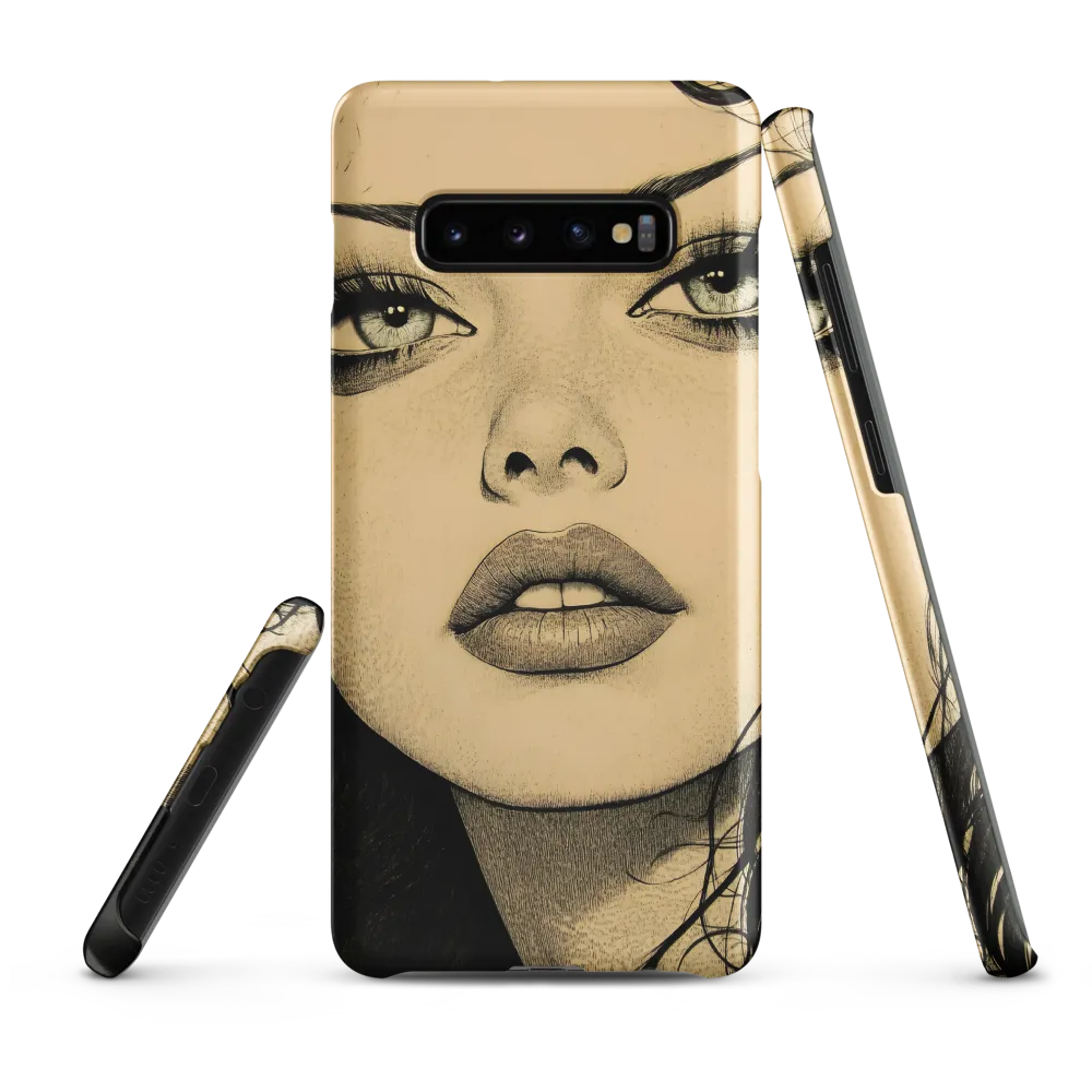Enigmatic Gaze | Phone Case |  S10 Plus | Snap Case | Matte