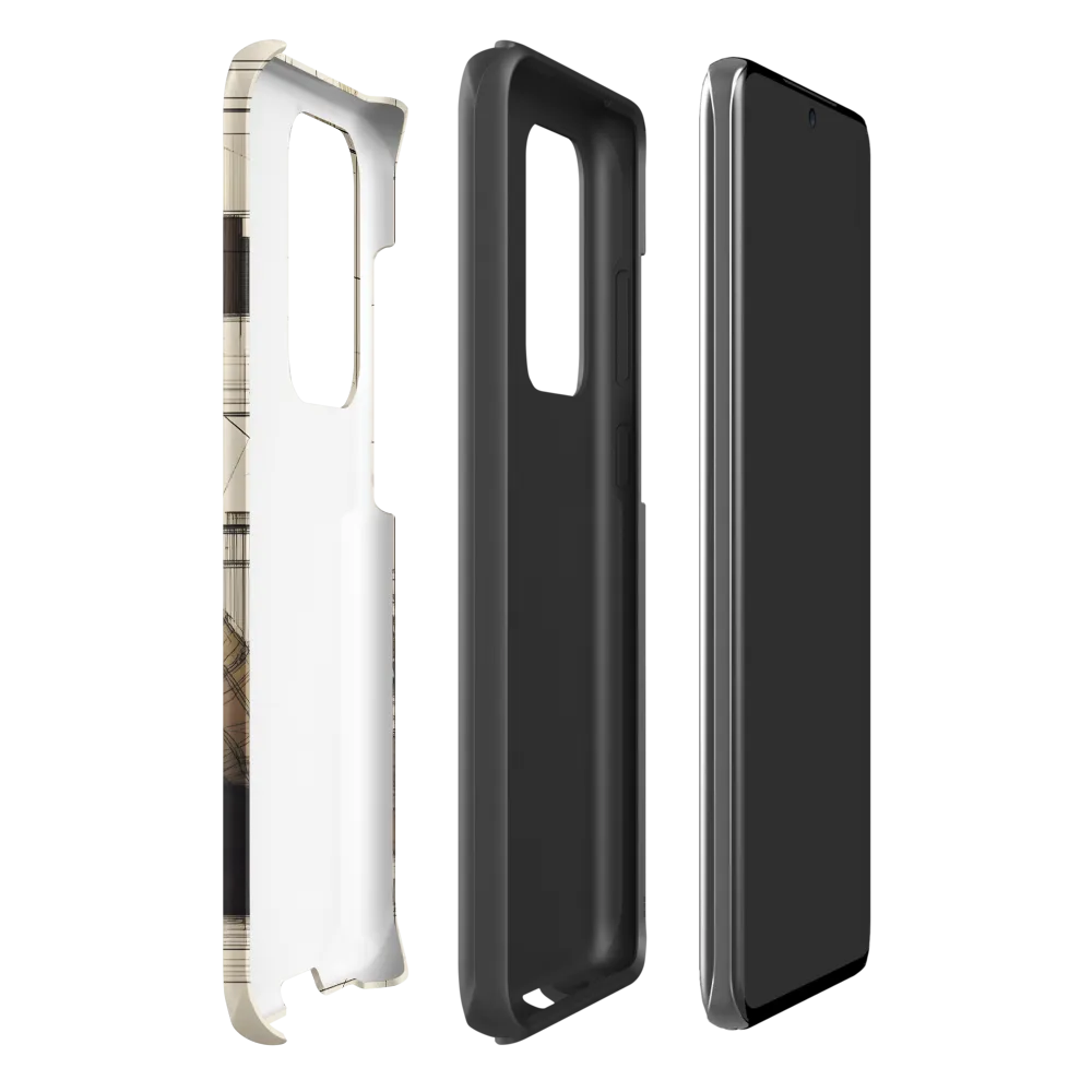 Quiet Reflections in Line | Phone Case |  S20 Ultra | Tough Case | Matte