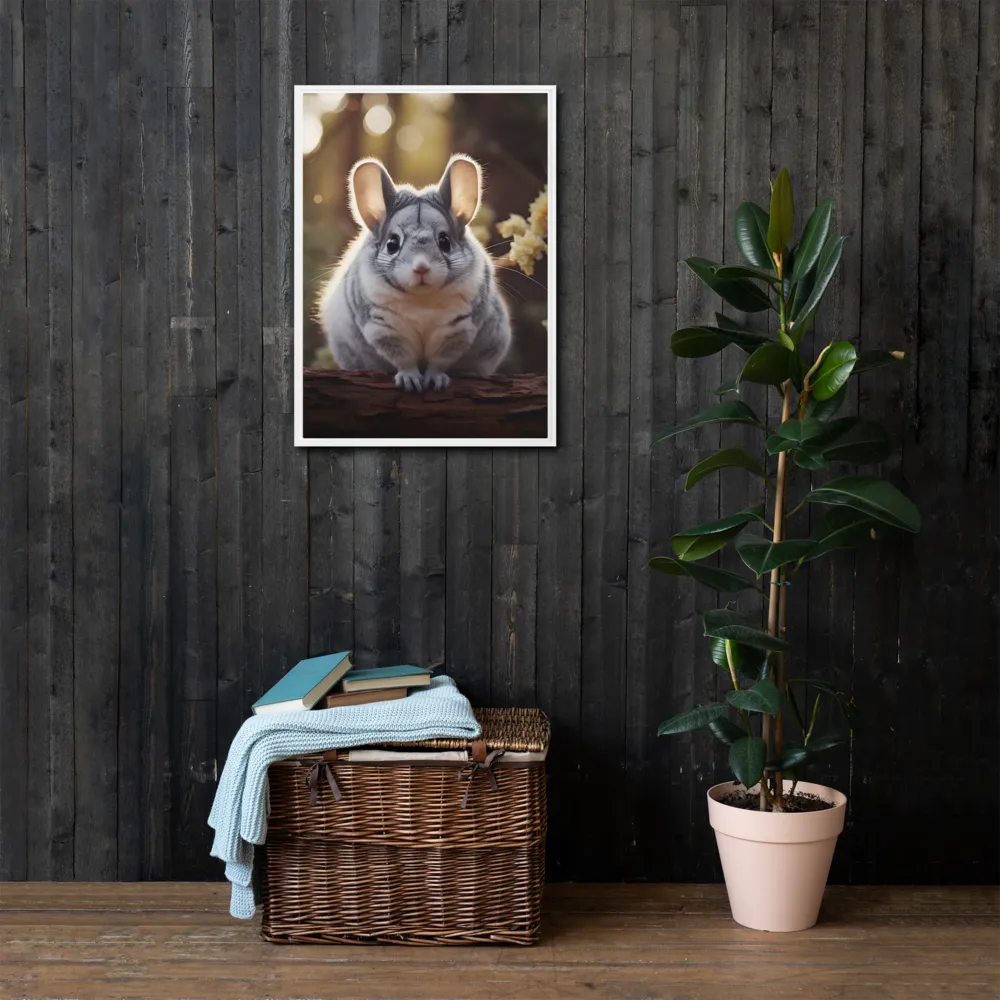 Curious Chinchilla in the Forest
