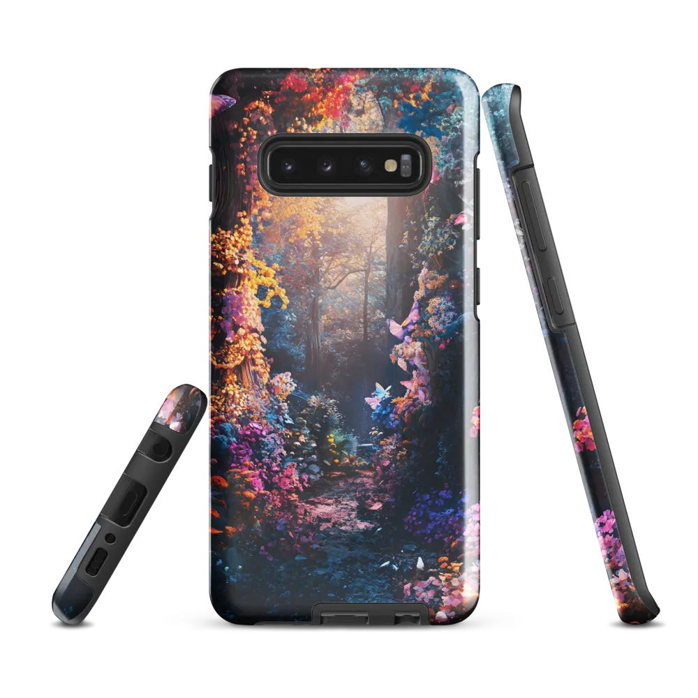 Enchanted Butterfly Forest | Phone Case |  S10 Plus | Tough Case | Glossy