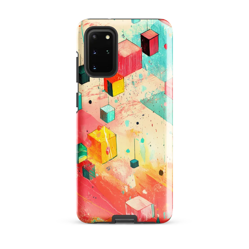 Suspended Cubes in Colorful Abstraction