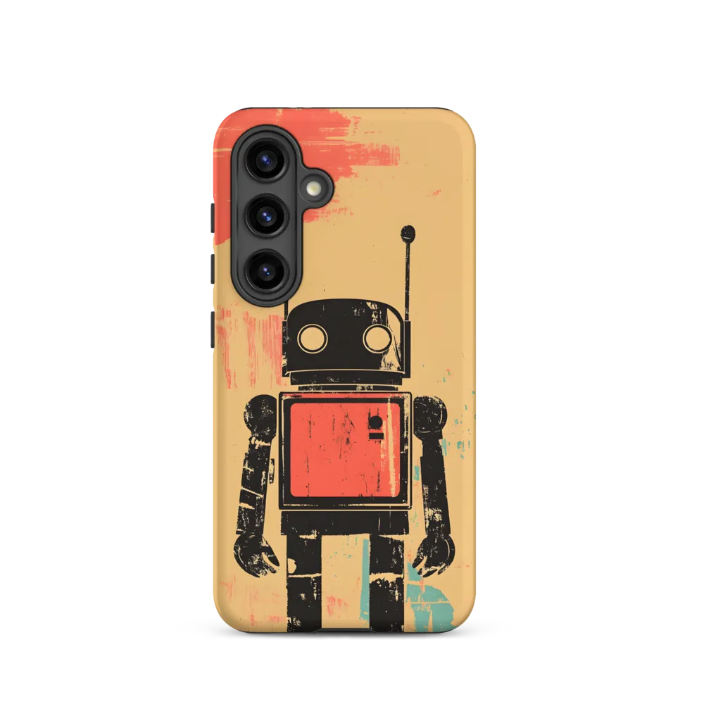 The Retro Robot | Phone Case |  S24 | Tough Case | Matte