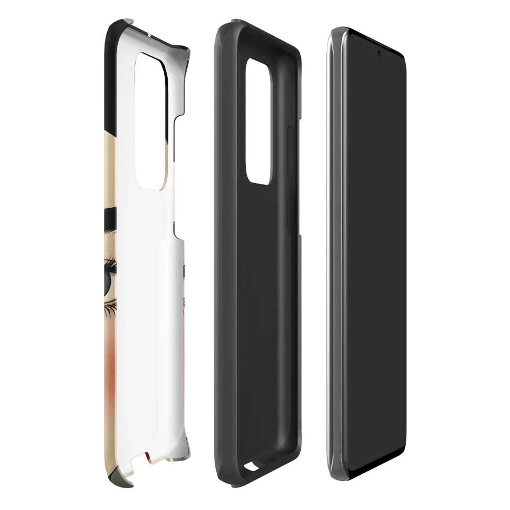 Serenity Captured: A Modern Portrait | Phone Case |  S20 Ultra | Tough Case | Matte