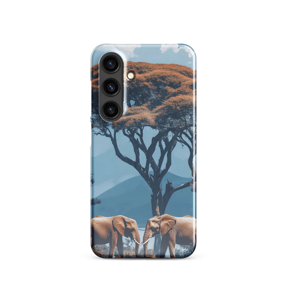 Elephants Amidst Serenity