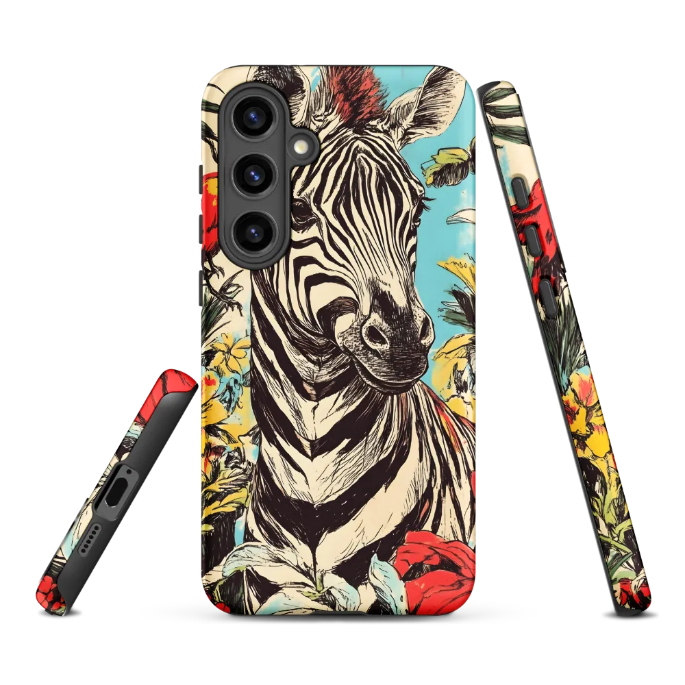 Zebra in Tropical Reverie