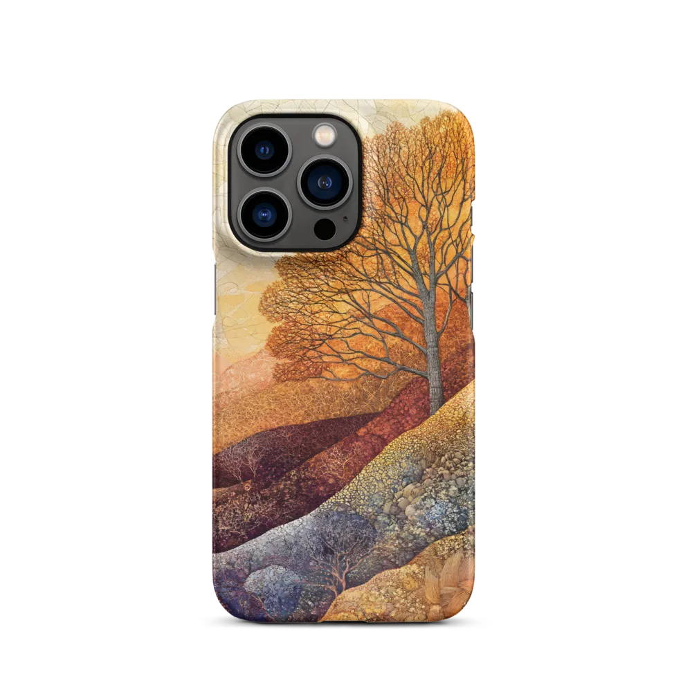 Amber Canopy on Patterned Hills