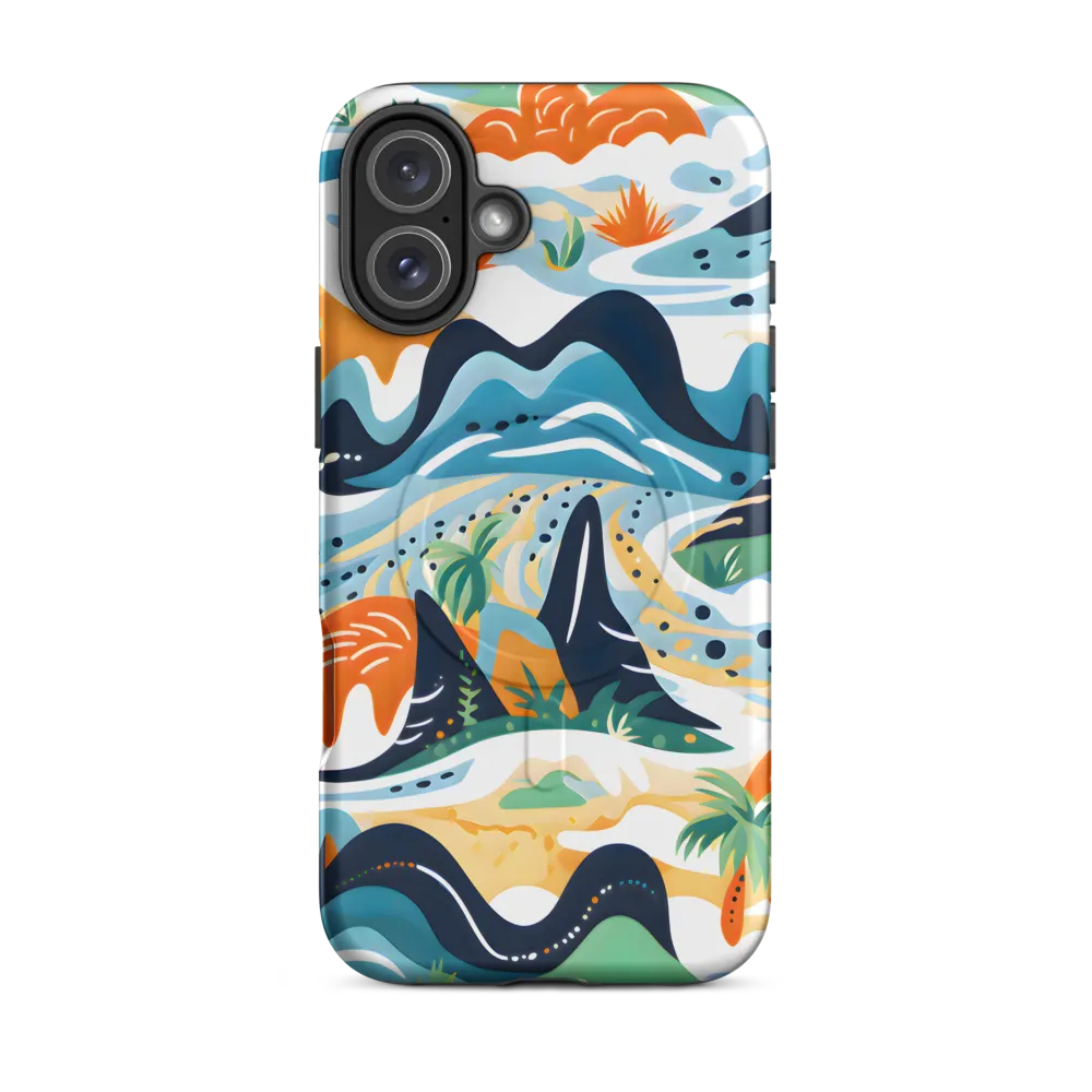 Abstract Tropical Landscape