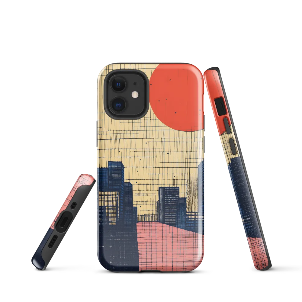 Urban Echoes: A Minimalist Cityscape