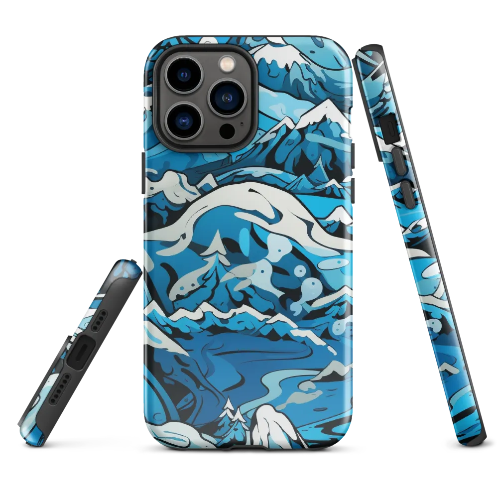 Frozen Harmony: A Blue Mountain Odyssey