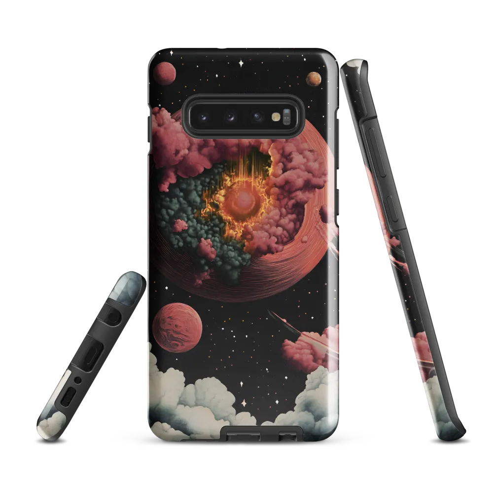 Celestial Explosion | Phone Case |  S10 Plus | Tough Case | Glossy