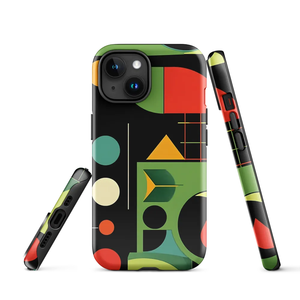 Geometric Harmony | Phone Case |  15 | Tough Case | Glossy