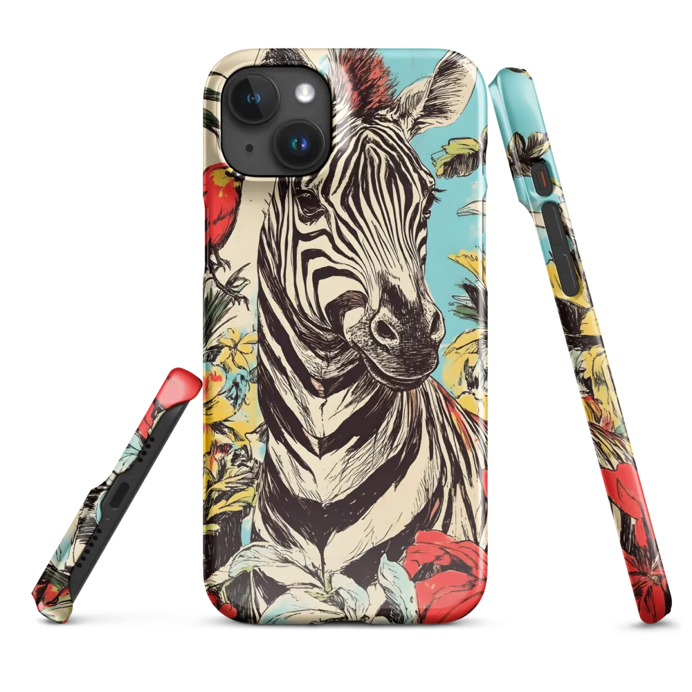 Zebra in Tropical Reverie