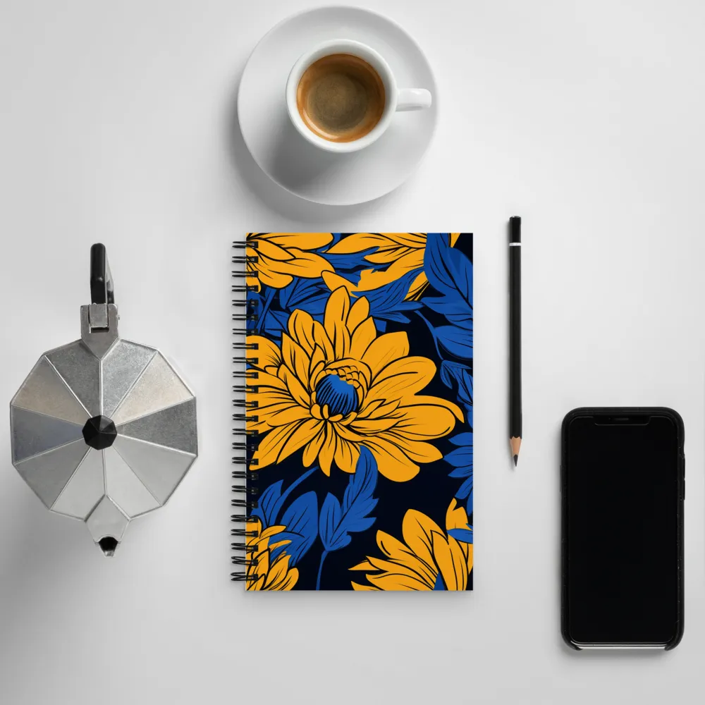 A Symphony of Blooms | Spiral Notebook