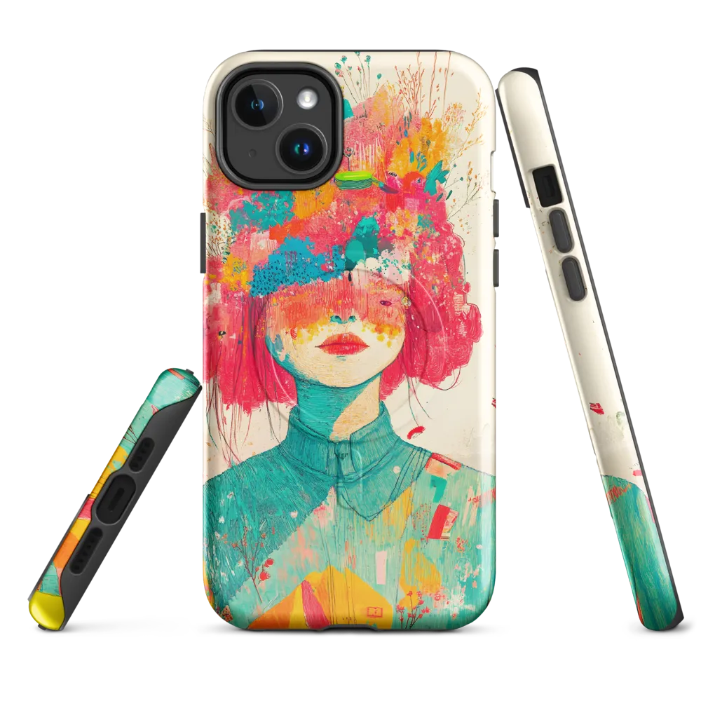 Whimsical Floral Portrait