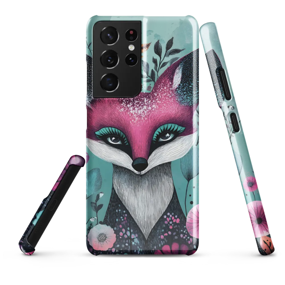 Whimsical Fox Among Blossoms