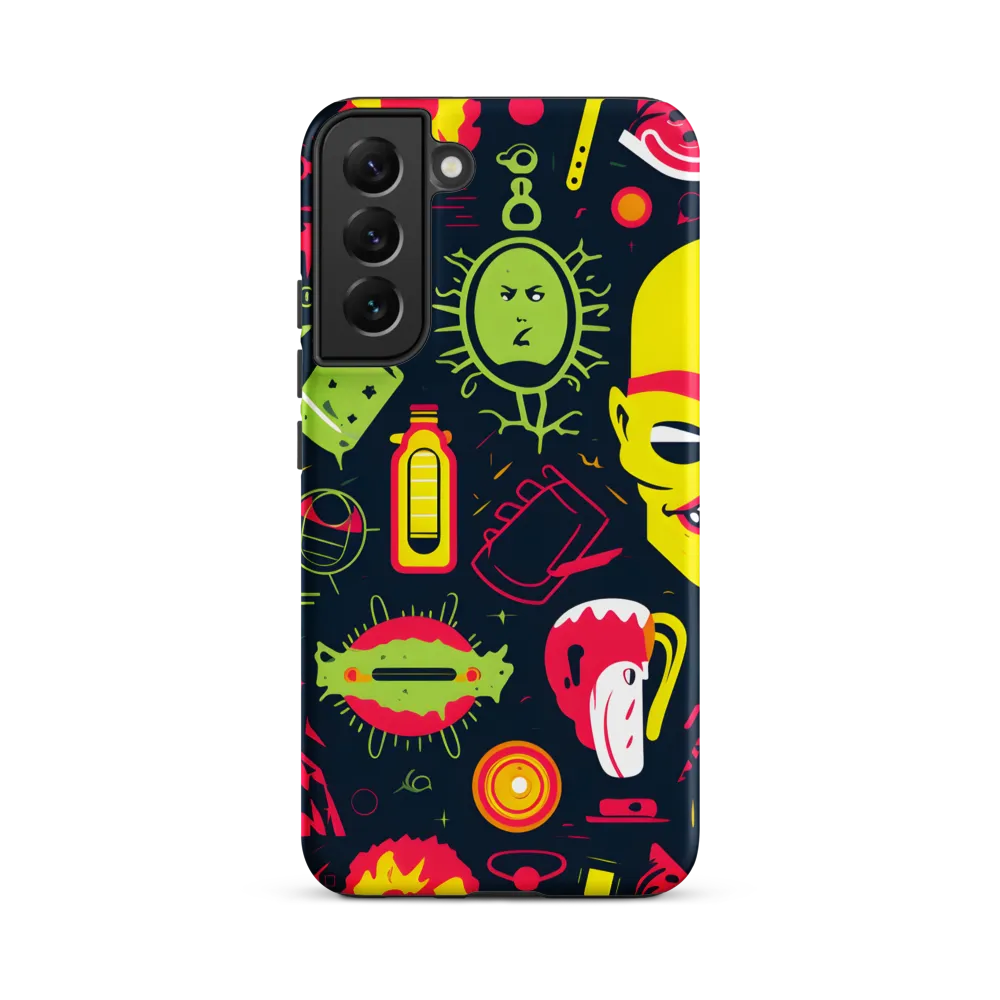 Neon Revelry: A Quirky Exploration of Modern Pop Art