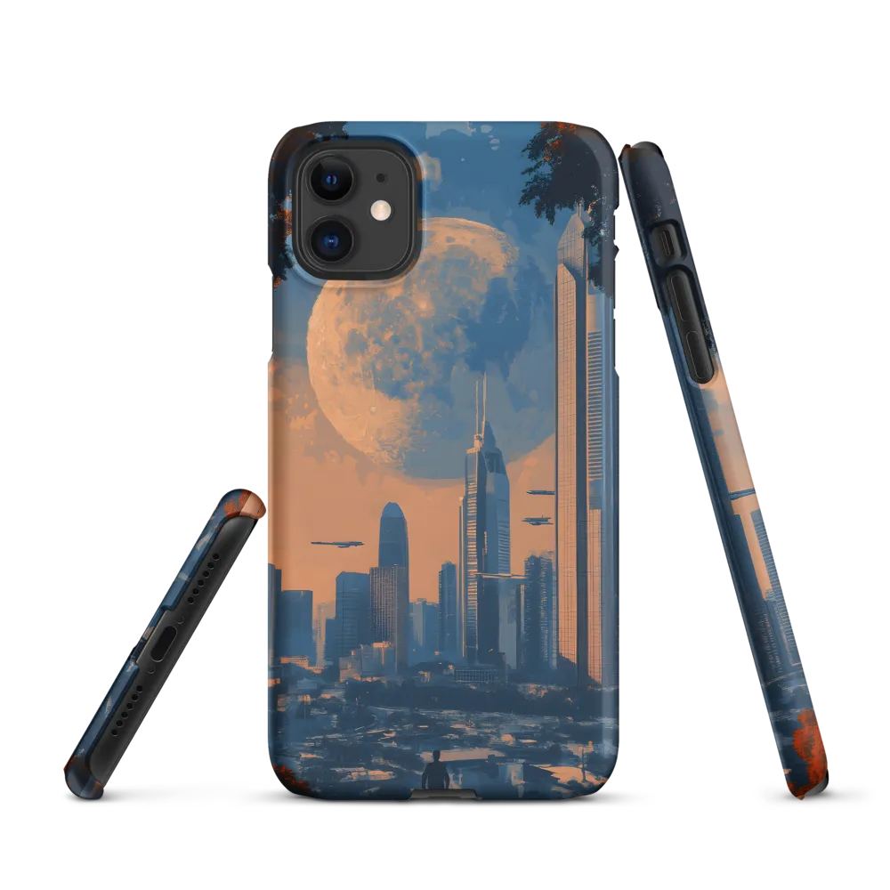 Observation Point — Moon over the Neo‑Metropolis