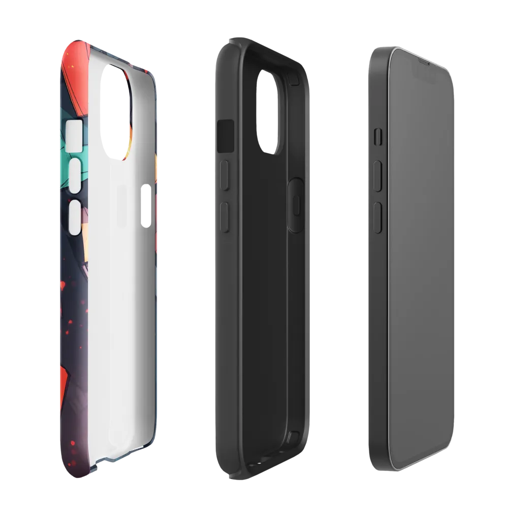 Luminous Geometry: An Abstract Exploration | Phone Case |  13 | Tough Case | Glossy