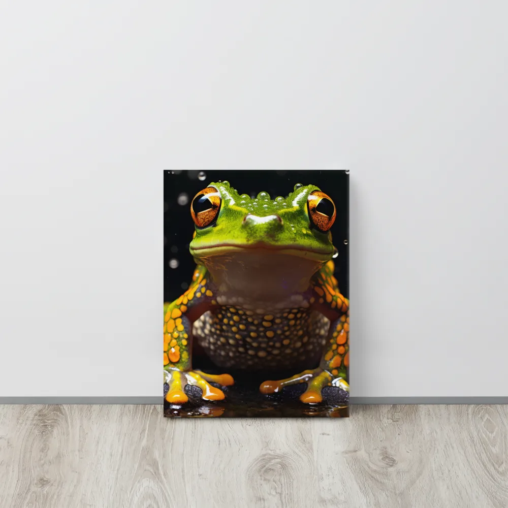 Emerald Elegance: The Frog in Focus