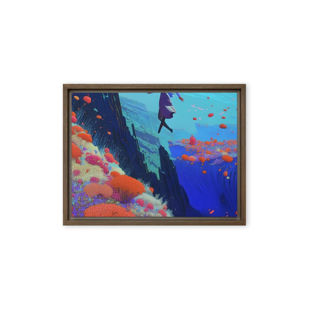 Whispers of Freedom | Canvas with Brown Frame | 12″×16″