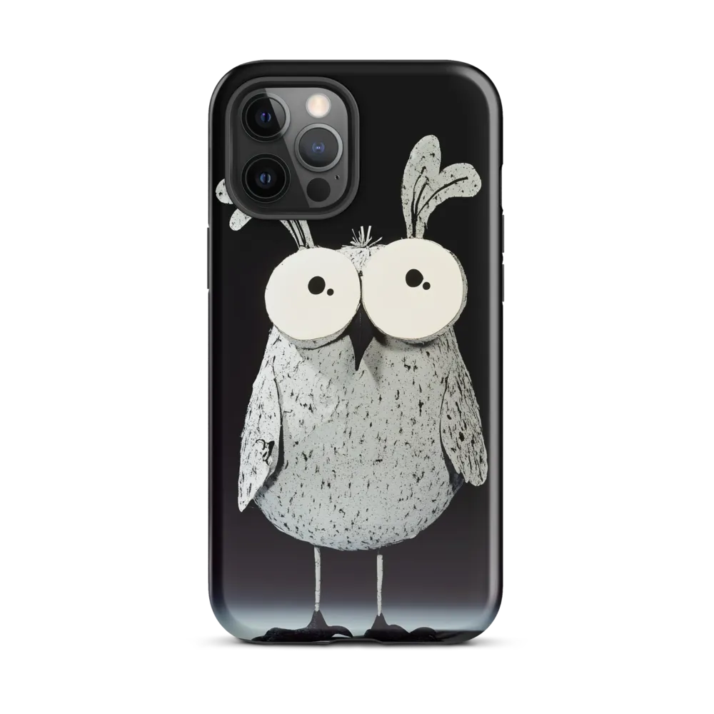 Whimsical Owl in Paper Cutout | Phone Case |  12 Pro Max | Tough Case | Glossy