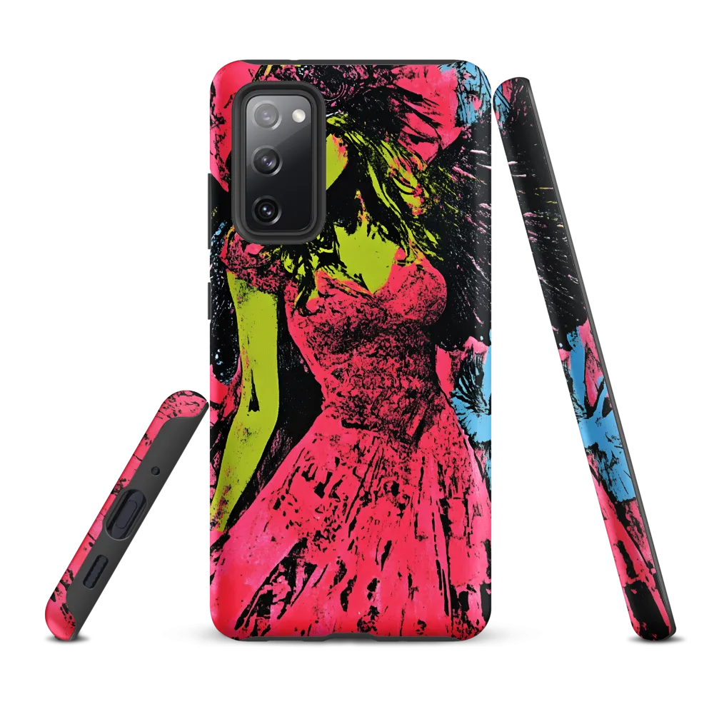 Mystical Angel in Neon Dreams