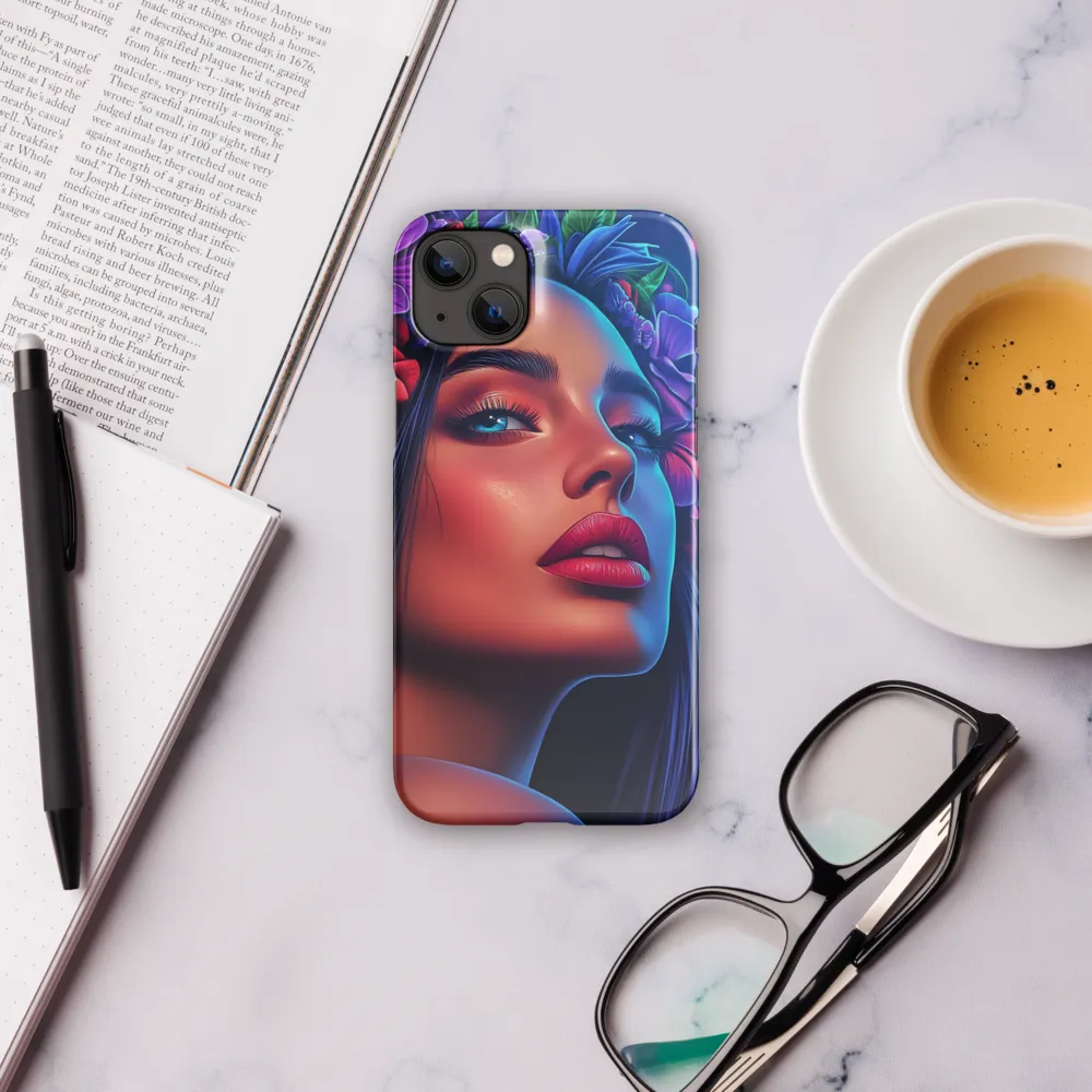 Radiance of the Floral Queen | Phone Case |  14 Plus | Snap Case | Glossy