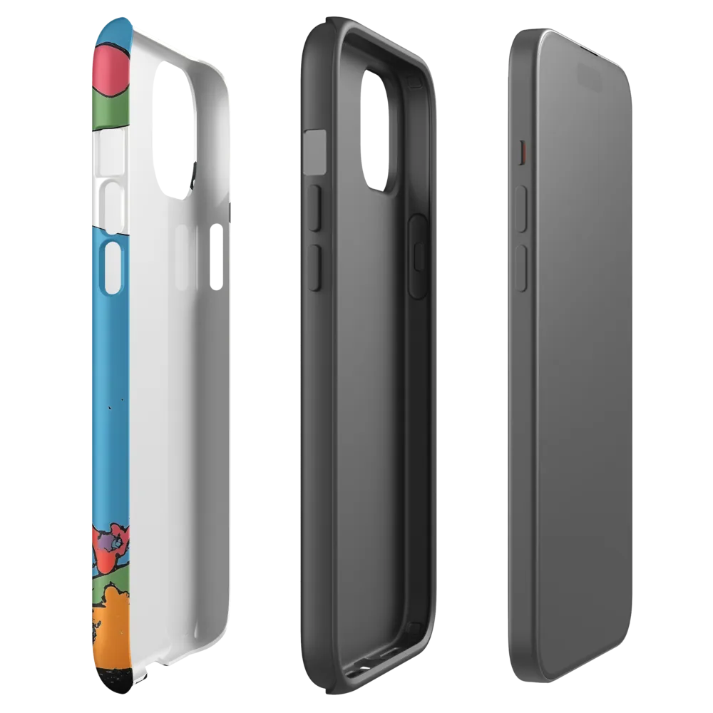 Dynamic Abstract Movement | Phone Case |  15 Plus | Tough Case | Matte