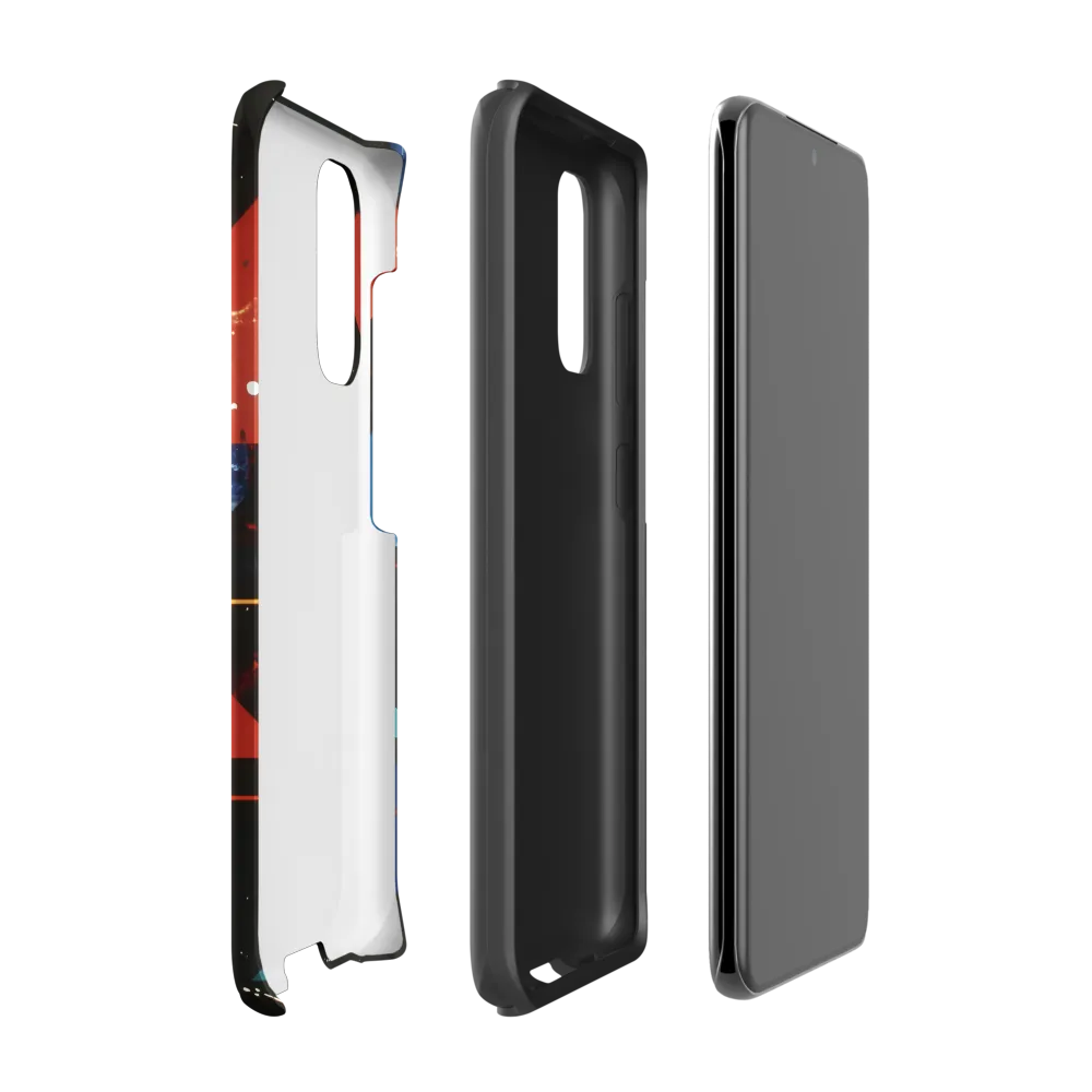 Dynamic Geometric Harmony | Phone Case |  S20 | Tough Case | Matte