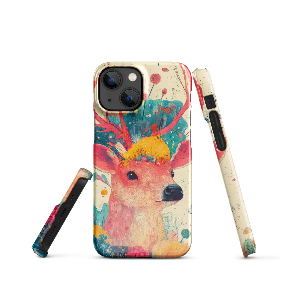 Whimsical Harmony: A Deer in Bloom
