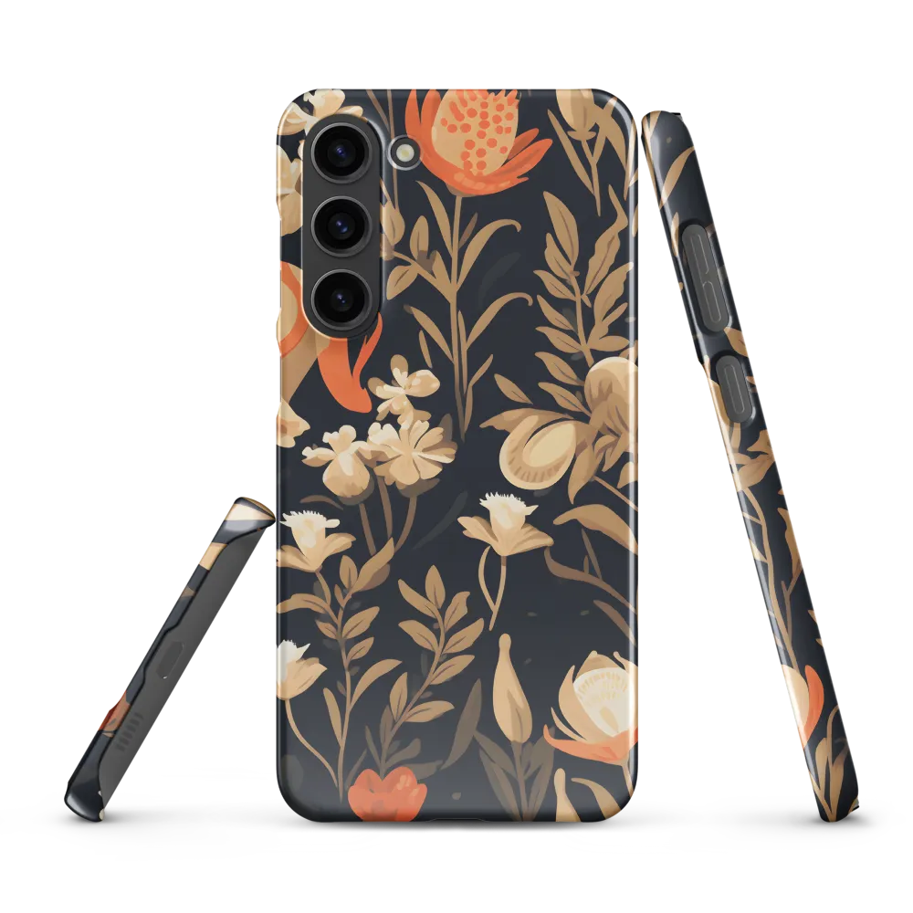 Floral Harmony: A Dance in the Dark